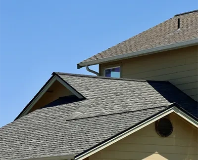 a house's roof