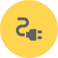 electrical cord icon