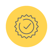 icon of a seal of approval